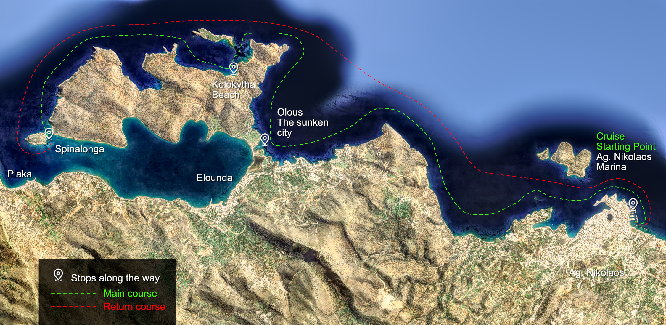 The Sea Pearl - Half day Cruise to Mirabello gulf