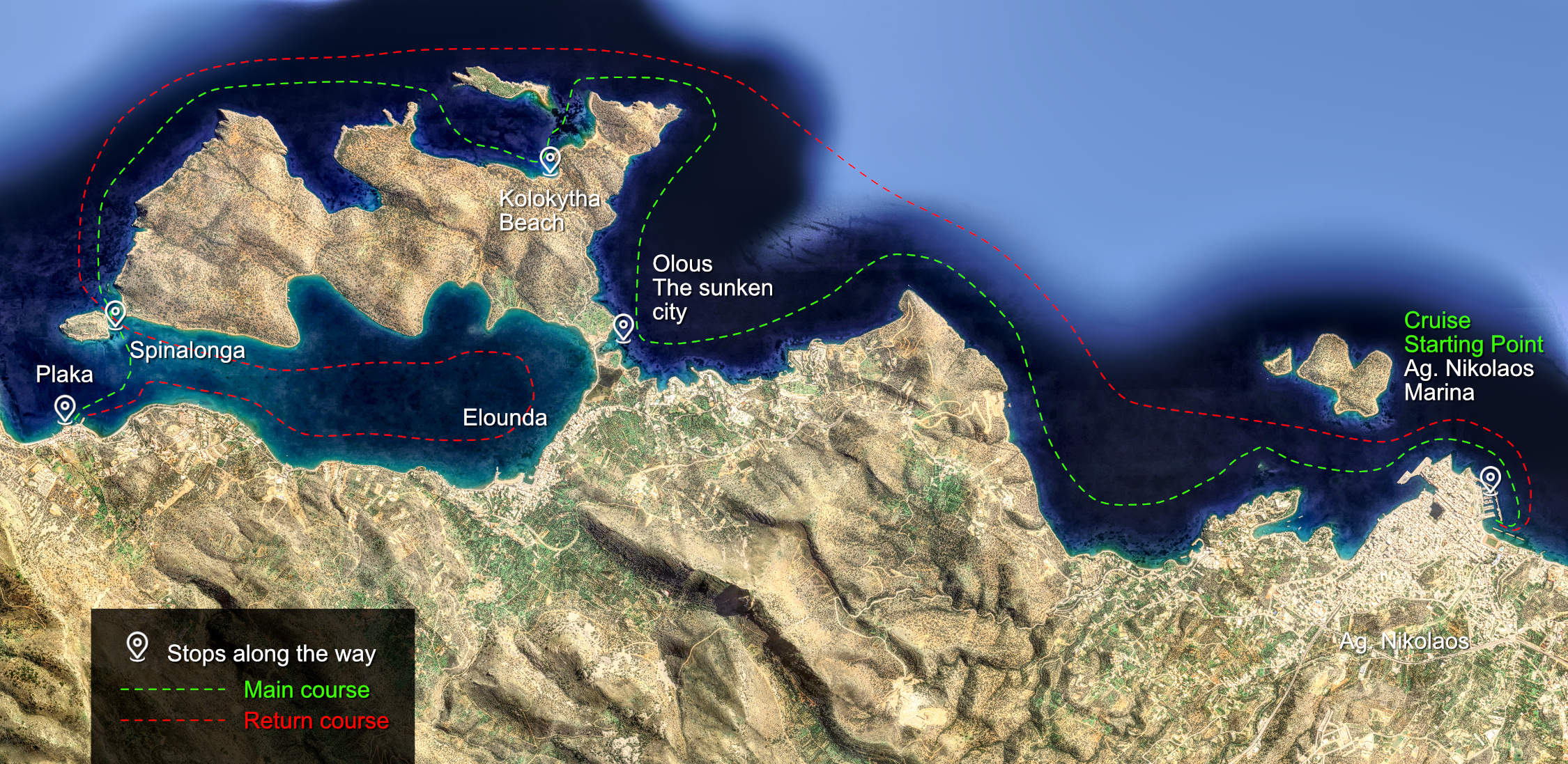 The Sea Pearl - A day's Cruise to Mirabello gulf